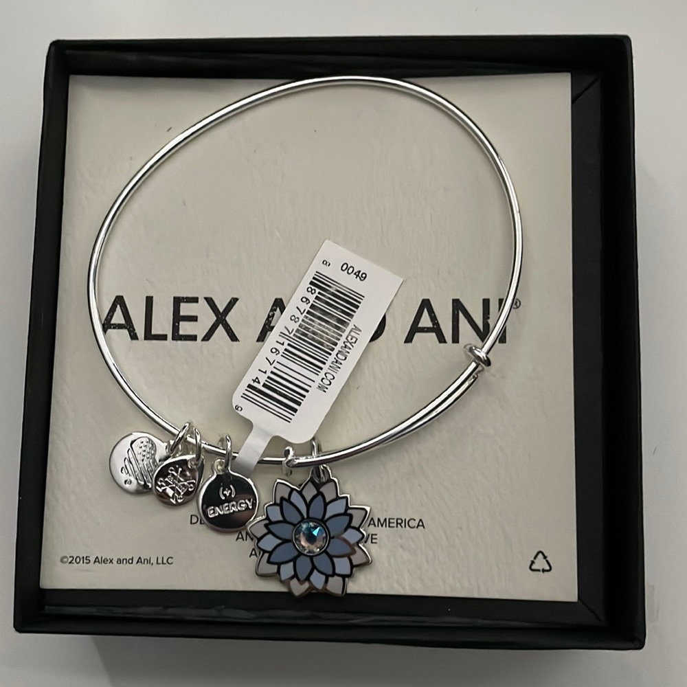 alex and ani bracelet flower